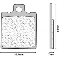 Cl Brakes Remblokken Gesinterd metaal - 2249RX3