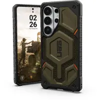 Uag Monarch Pro Backcover voor de Samsung Galaxy S26 Ultra - Kevlar Element Green