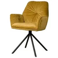 Tower Living Palma Armstoel - fabric Bluvel 68 yellow