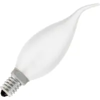 Schiefer E14 Tip Kaars Gloeilamp | 15W 2700K 90lm 220V/240V Mat | Dimbaar