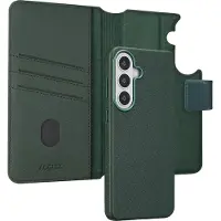 Accezz Leather Bookcase 2-in-1 met MagSafe voor de Samsung Galaxy S26 Plus - Cedar Green