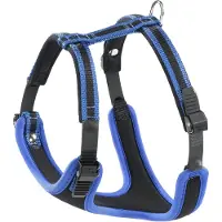 Ferplast Ergocomfort Harnas - Blauw L (L, Hond, Hondensport), Kraag + Leiband