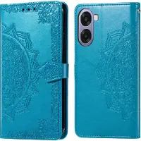 IMoshion Mandala Bookcase voor de Oppo A6x (4G/5G) - Turquoise