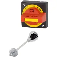 Eaton PKZ0-XRH-MCC 106137 Deurkoppeling hendel Uitschakelbaar (l x b x h) 64 x 64 x 54 mm NOT-AUS Rood, Geel 1 stuk(s) Piece
