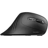 DAREU Draadloze verticale muis LM109 Magic Hand Bluetooth + 2.4G (zwart) (Draadloze), Muis, Zwart