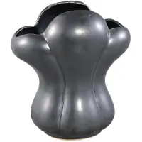 Ptmd - Vaas Mellie - Zwart - 26x18x29cm
