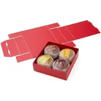 Packlinq Rode Kraftdoosjes Bodem 7.9x2.5x8.3cm (25 stuks)