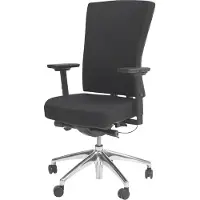 Schaffenburg serie 300 NEN Comfort ergonomische bureaustoel met zwart voetkruis en 5 jaar volledige garantie op alle bewegende delen