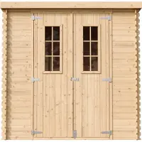 Timbela M311C+M311G - Houten tuinhuis - 2,22 m² - 142x204xH206 cm - met vloer