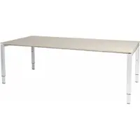 Schaffenburg Vergadertafel Domino - 200x100 robson - wit frame