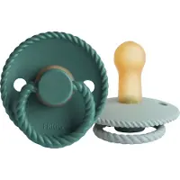 Frigg Fopspeen Rope 6-18mnd Sage/Vintage Green 2st