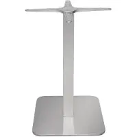 Bolero vierkante RVS tafelpoot - 68 cm hoog