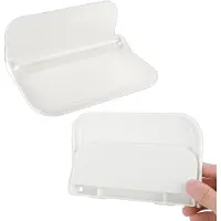 Snq Opvouwbare Wandplank - 2 Stuks - Zelfklevend Kunststof - Geen Boren - Voor Keuken - Badkamer - Kantoor - Slaapkamer - Afmeting 17.8 Cm