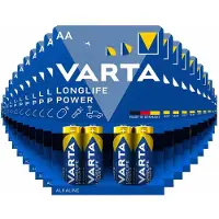 Varta 20x Longlife Max Power Alkaline Batterijen Aa 4 Stuks