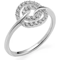 Orphelia RD-3217/50 - Ring - 18 Karaat Witgoud / Diamant 0.26 ct