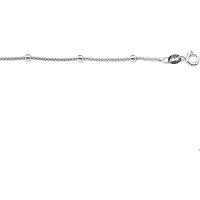The Jewelry Collection Zilveren Collier bolletjes 3 1017316