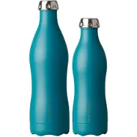 Dowabo thermosfles dubbelwandig Earth Collection Petrol - 750 ml - Blauw