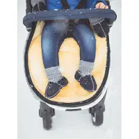 Fillikid Lamsvacht Babyschoentjes Bruin | Maat: 21/22