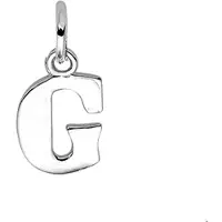 The Jewelry Collection Zilver Gerhodineerde Hanger letter G 1319077