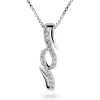 Orphelia HD-4207 - Hanger - 18 Karaat Witgoud / Diamant 0.10 ct