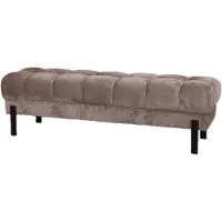 Ptmd - Bankje Melbourne - Bruin - 160x47x48cm