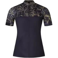 Endura Heren FS260 Floral Short Sleeve Jersey Zwart || Maat: L