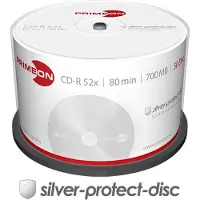 Primeon CD-R, tot 52x, 700 MB/80 min, spindel met 50 stuks