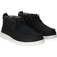 HeyDude - Wally Mid Canvas - Sneakers 46, zwart