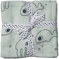 Done by Deer Multidoek Hydrofiel Sea Friends XL 120x120cm Blue 2st.