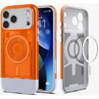Spigen Classic C1 Magsafe iPhone 17 Pro Hoesje Grijs