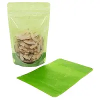 Packlinq Stazakken Rijstpapier Transparant/Groen 11,9x7,6x18,4cm 114 gram