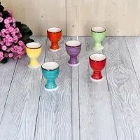 MamboCat Set van 6 UNI Bunte eierdopjes
