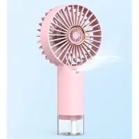 VHV - Mini ventilator met mistfunctie - handventilator USB oplaadbaar - draagbare verkoeler 4000 mAh 3 standen USB oplaadbaar met mistfunctie - voor camping, kantoor, reizen en warme dagen