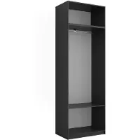Vicco Elmo Kledingopslagkast – 80 x 40 cm Set van 2 Antraciet