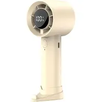 VHV - Ventilator - Handventilator - Mini ventilator - Draagbare - Oplaadbare USB-ventilator - Met Type-C snellaadfunctie - Stille werking en lange batterijduur - Khaki