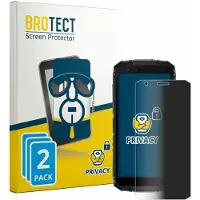 BROTECT - privacy screenprotector voor Doogee Fire 3 - Folie Beschermfolie Blauwlichtfilter 2 Stuks