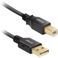 SBS ECITUSB50ABMMG USB-kabel USB 2.0 5 m USB A USB B Zwart