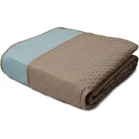Domarex Dubbelzijdige Gewatteerde Plaid 200x220 cm - Luxe Slaapkamer Decoratie