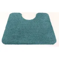 Prima Set - - Soft - WC mat - 50x60cm - antislip - met uitsparing - en - Badmat - 50x70cm - blauw - groen - antislip