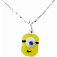 Orphelia ZH-7135/1 - Hanger Minion met Ketting 40 cm - 925 Sterlingsilver