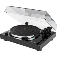 Thorens TD 202 - handmatige snaaraangedreven platenspeler - USB-uitgang - zwart
