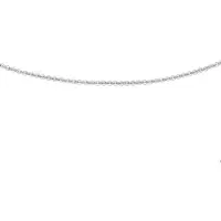 Trendjuwelier huiscollectie 4103989 Collier Witgoud Anker Rond 1,2 mm 60 cm