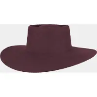 Hatland Claire - Wollen dameshoed - Bordeaux rood - Assorti - L