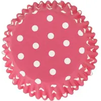 Pme - Cupcakevormpjes - Polka Dot Roze - pk/30