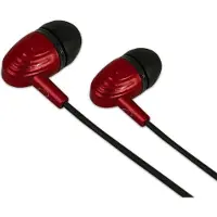 Esperanza hoofdtelefoon met microfoon, model EH193, zwart-rood
