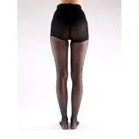 Pretty polly Embellished Fishnet Panty - zwarte fine net panty - zilvere stippen - one size - zwart