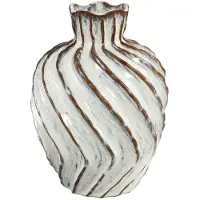 Ptmd - Vaas Marel - Wit - 24x24x33cm