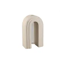 Ptmd - Vaas Abigail - Beige - 15x9x25cm