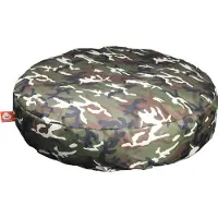 Whoober ronde zitzak "Ibiza" L outdoor camouflage - Wasbaar - Geschikt voor buiten