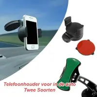 Benson Telefoonhouder voor in de Auto – Twee Soorten ( 2-stuks )